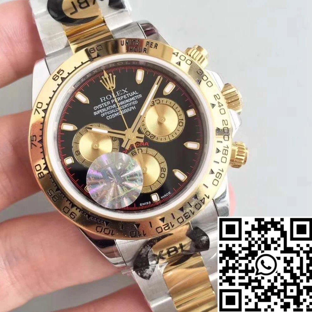 Factory Dial Daytona 116503 Black Cosmograph Rolex JF 1108